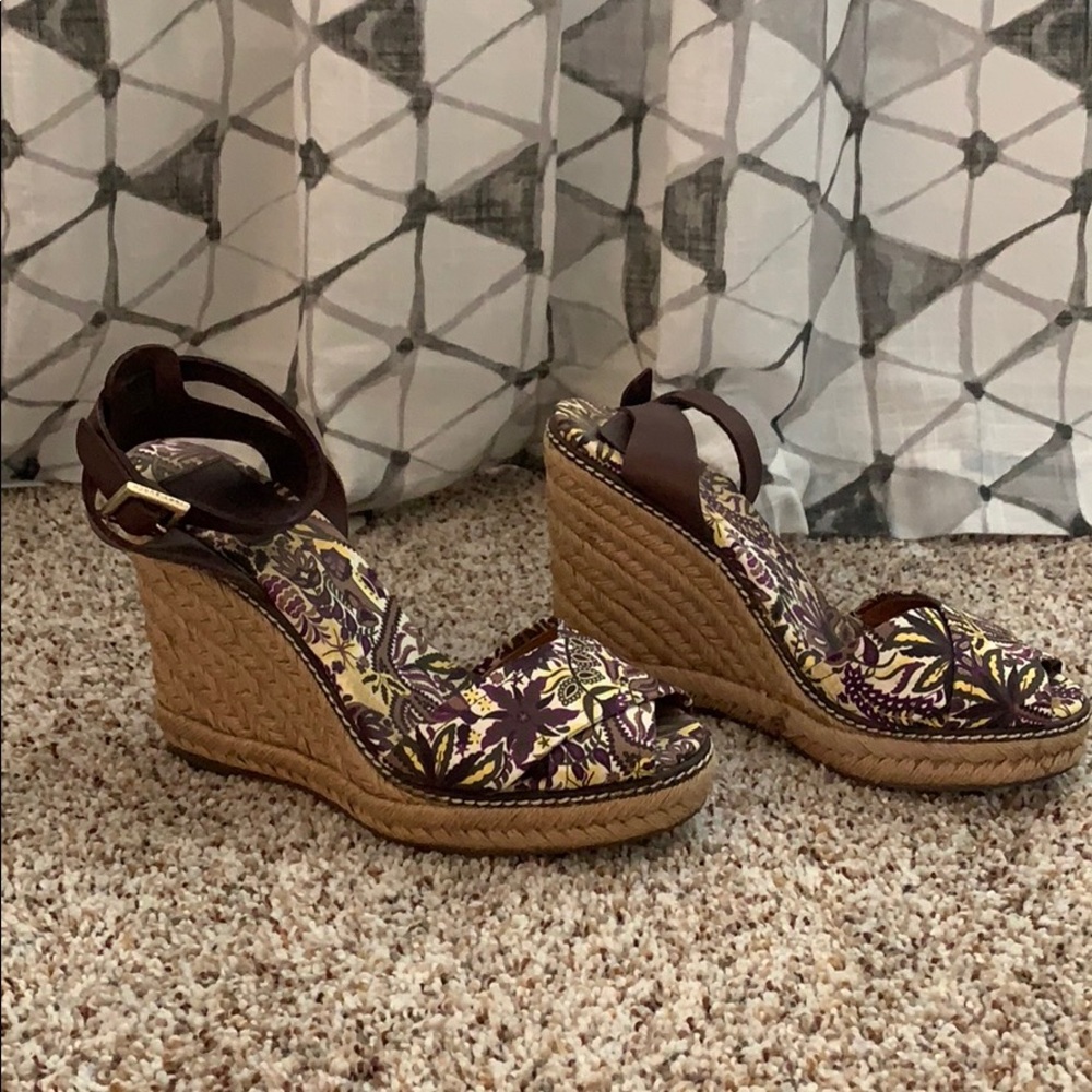 Tory Burch Espadrille Wedges - Picture 3 of 6